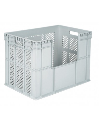 HP-4202 AVU Plastic Open Front Perforated Crate